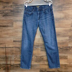 Lucky Brand Jeans 34x32 Measures 32x31 Slim Straight Dean Premium Italian Denim